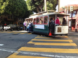 The famous cable-cars of SF