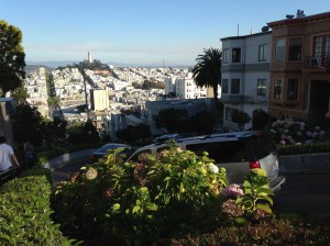Lombard Street - the steepest street in the US (?)