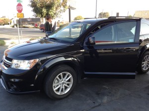 More comfortable than a bike, but less adventurous - my rental car.