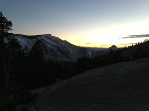 Sunset in Yosemite