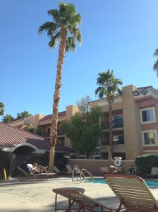 Relaxing in nice temperatures before the cold of Germany